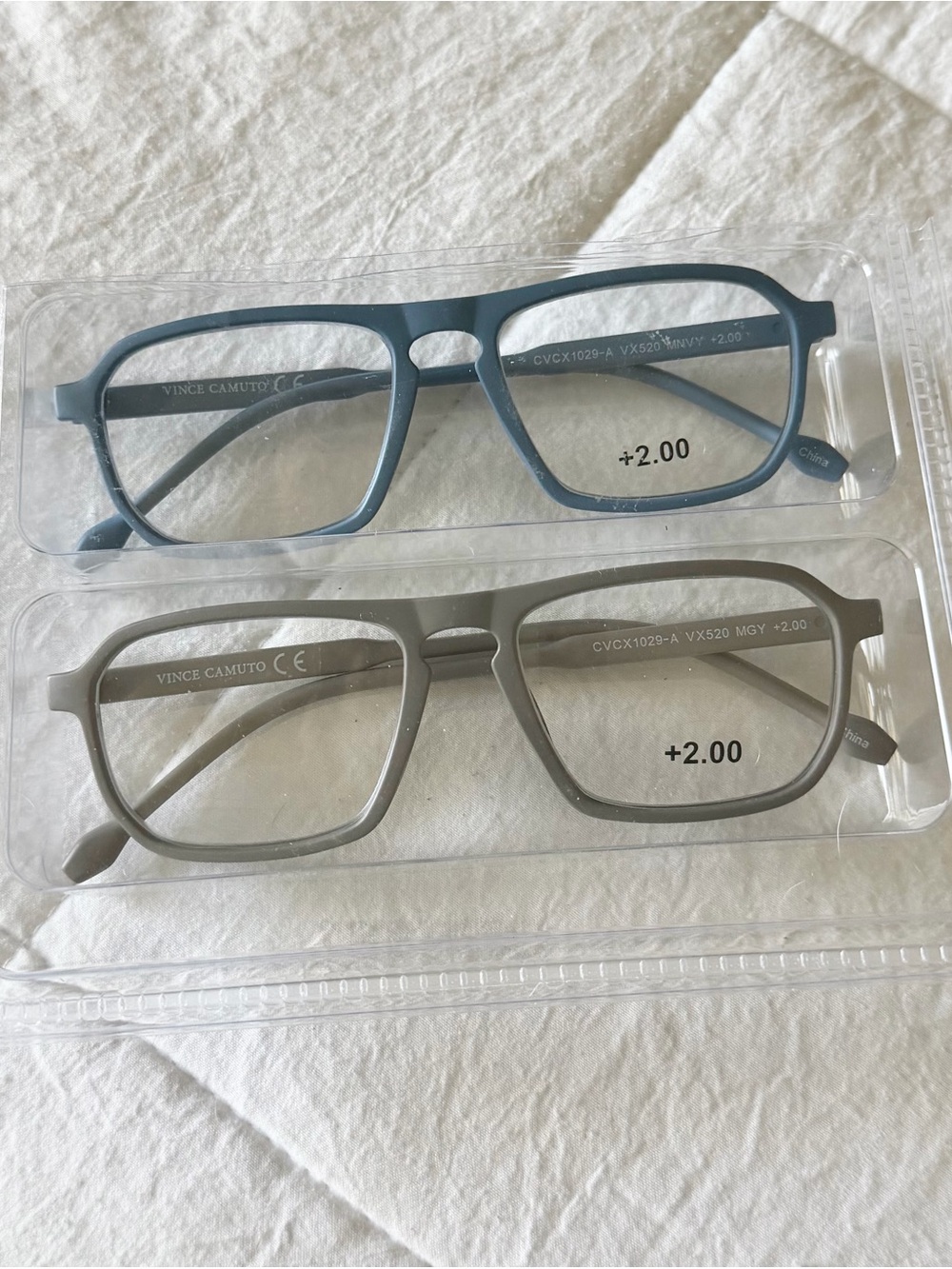 Vince Camuto Retro Aviator Reading Glasses +2.00 (2 Pairs)